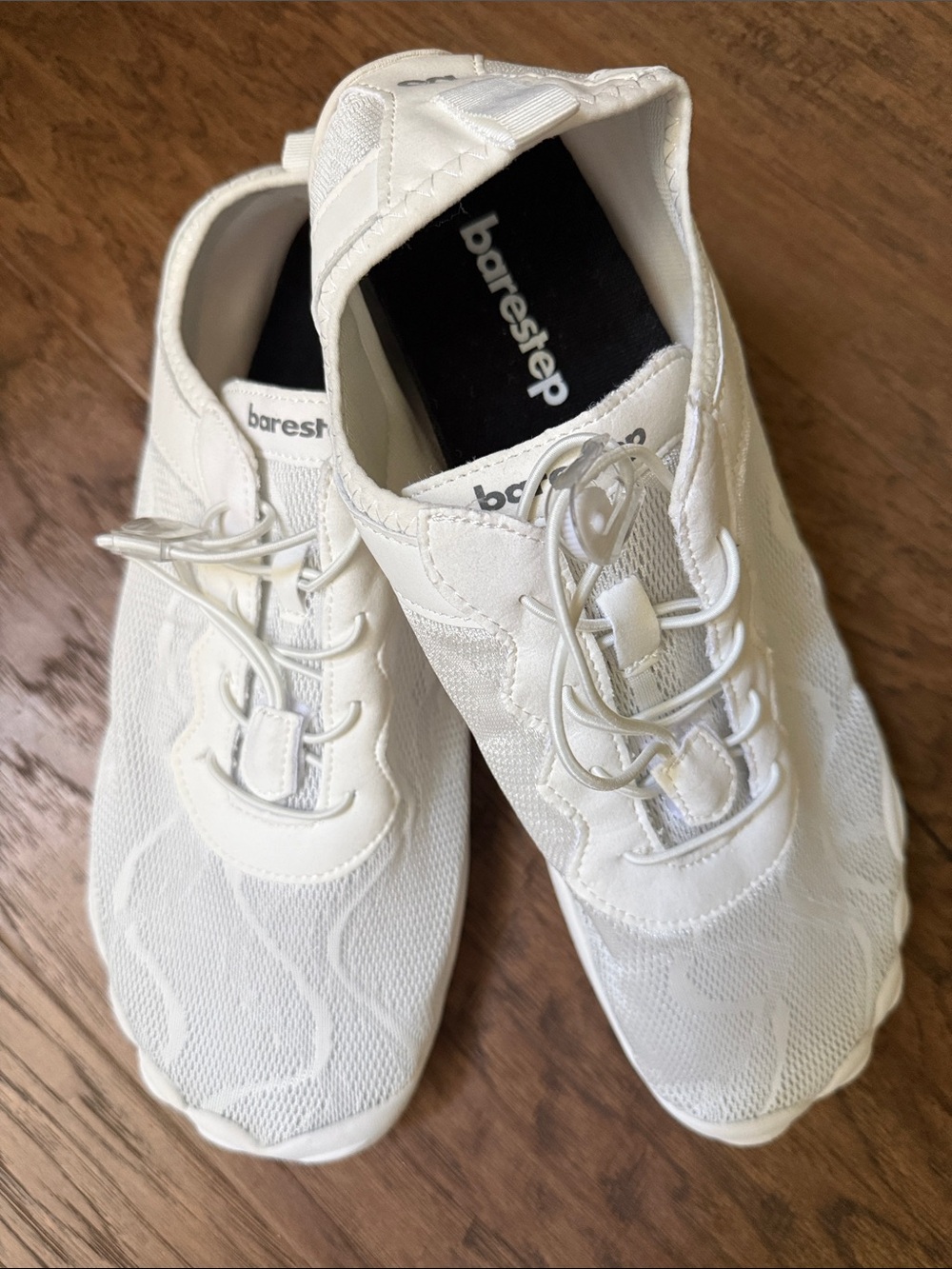 NWT Barestep Active Athletic Shoe, Men’s size 47 (US 13.5-14), White, w/shoe sac